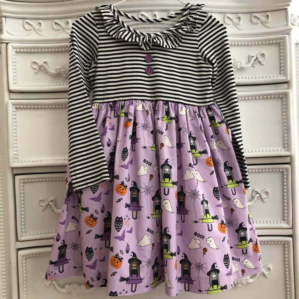 Eleanor Rose Long Sleeve Heather Halloween Dress size 7/8